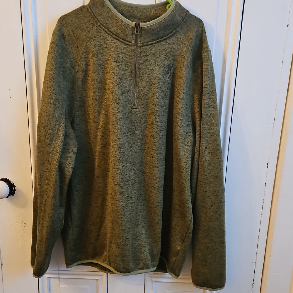 Browning Olive Zip-Up Sweater